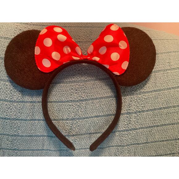 Minnie Mouse Costume Polka Dot & Tulle Dress & Ears ~ Est Sz 4 ~ Darling! - Picture 6 of 7